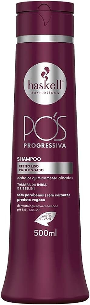 Shampoo para cabelo com progressiva